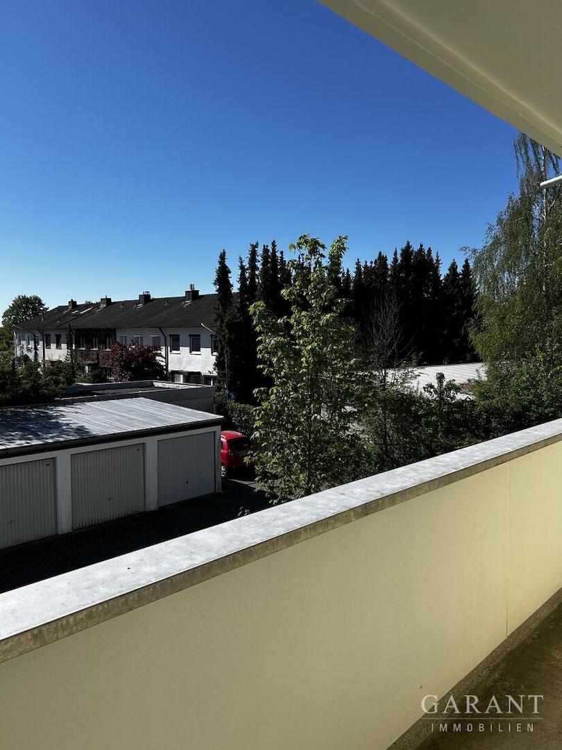 Blick vom Balkon