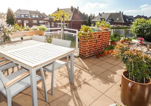 sonniger Sitzplatz 