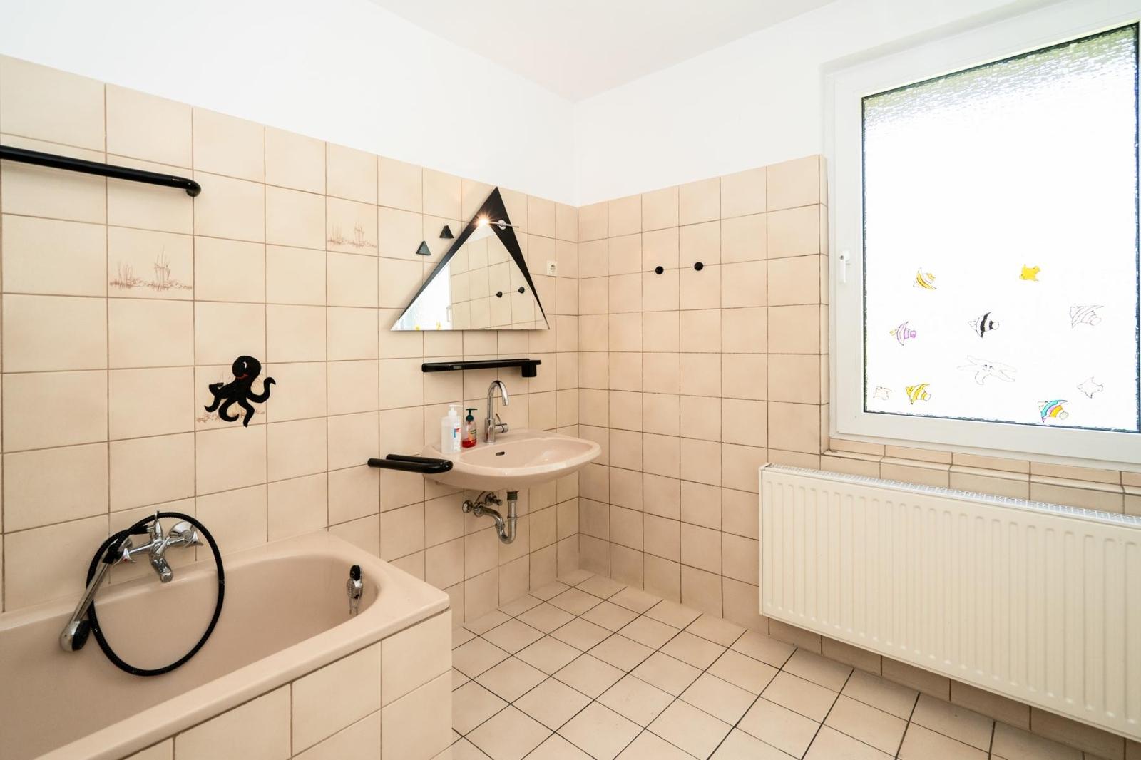 Badezimmer im Erdgeschoss