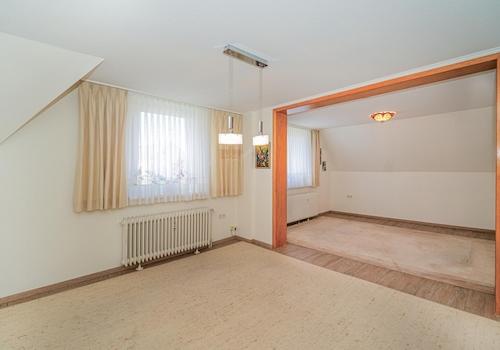 Wohn- und Essbereich im Obergeschoss