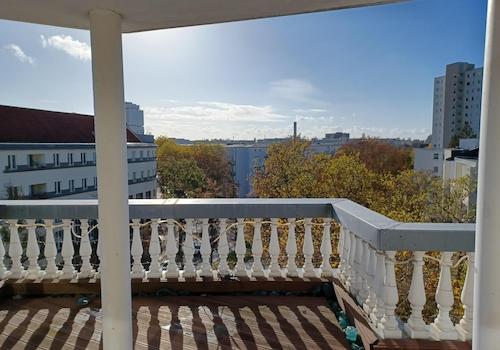 Blick vom Balkon