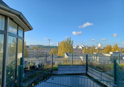 Dachaussicht mit Funkturm