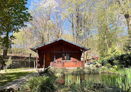 Blick aufs Haus