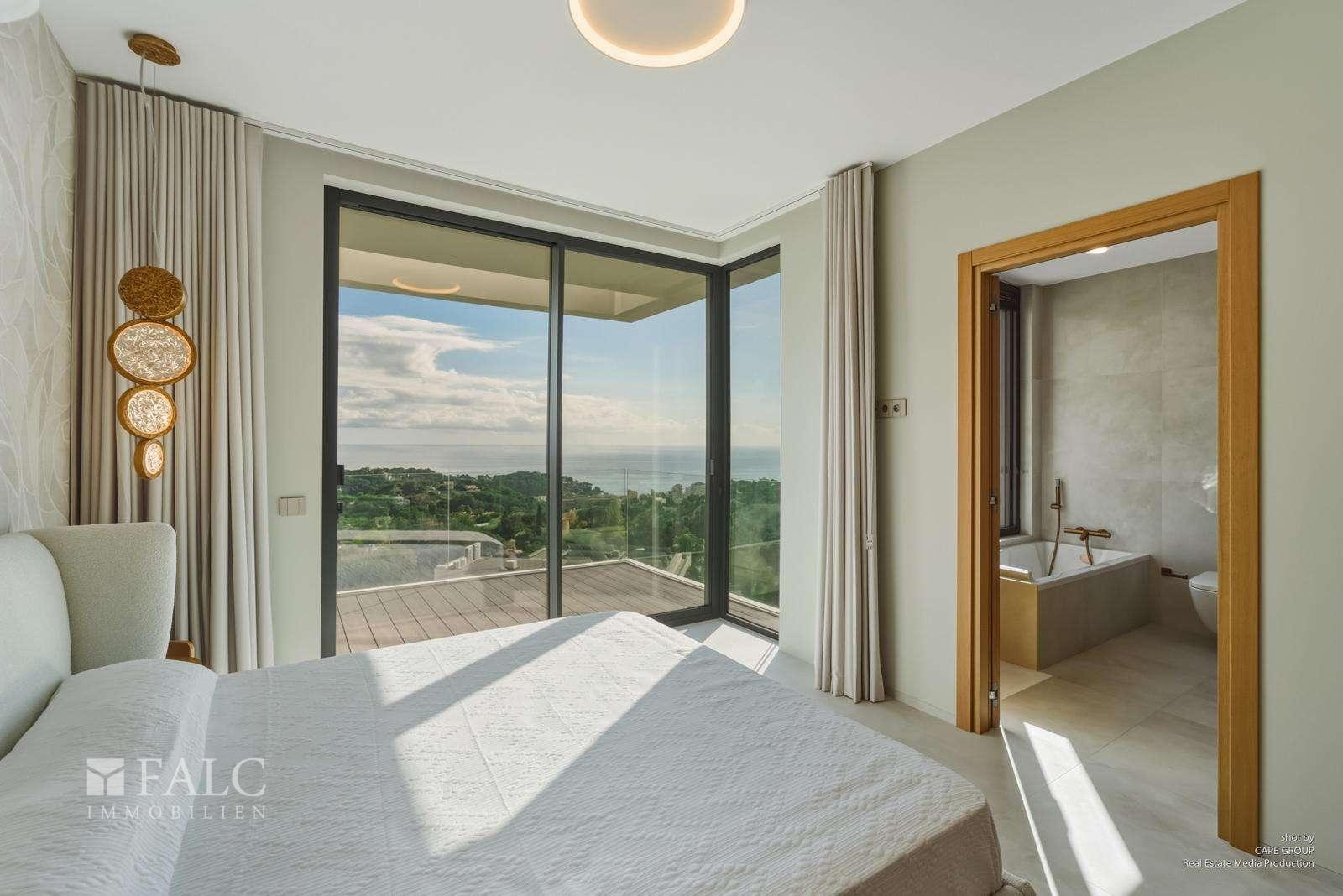Schlafzimmer mit Meerblick