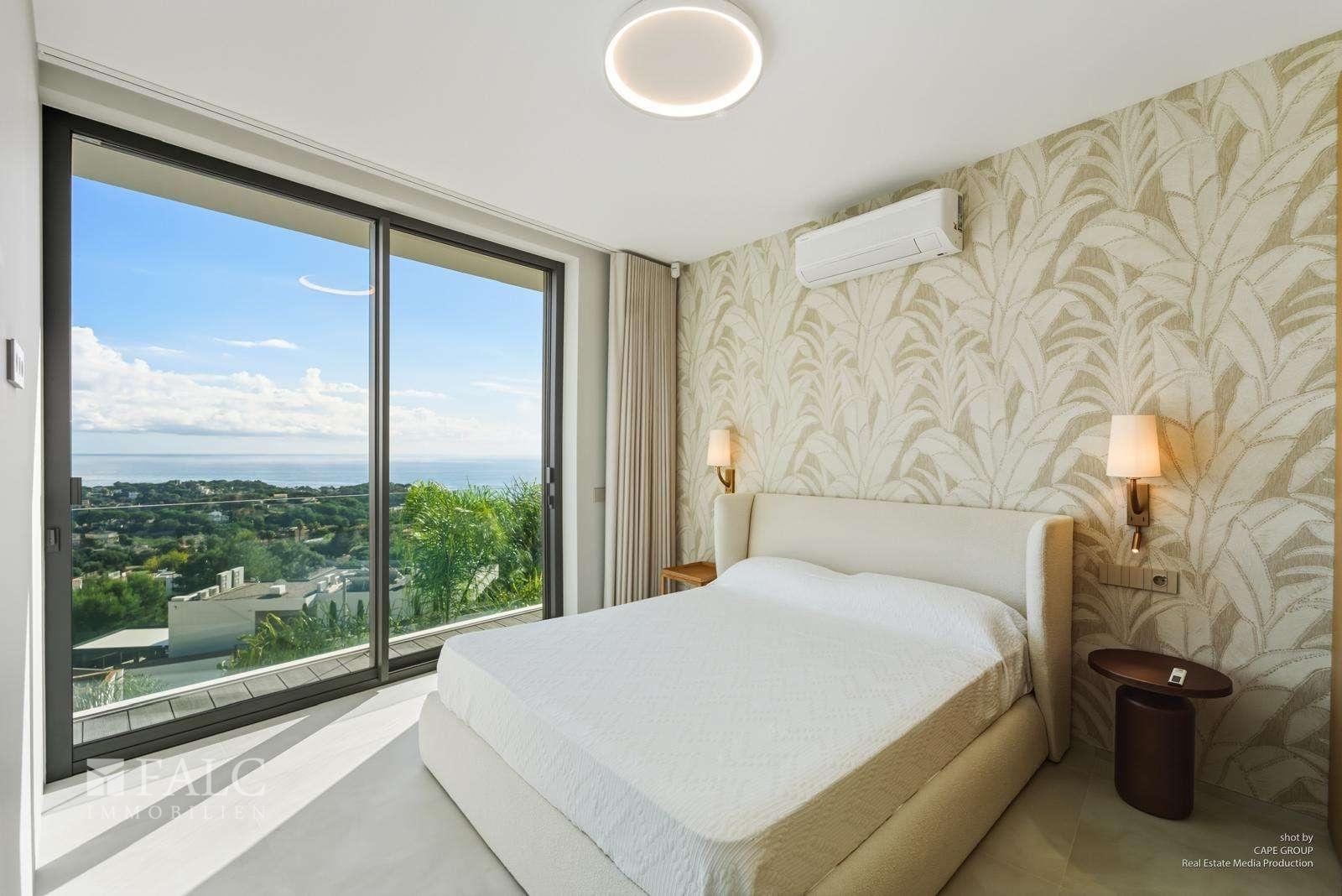 Schlafzimmer mit Meerblick
