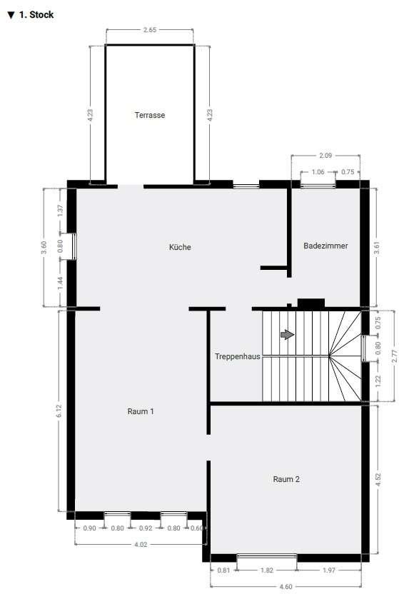 Grundriss 1.OG WE2