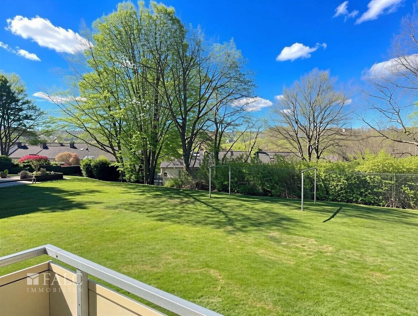 Blick in den Gemeinschaftsgarten 