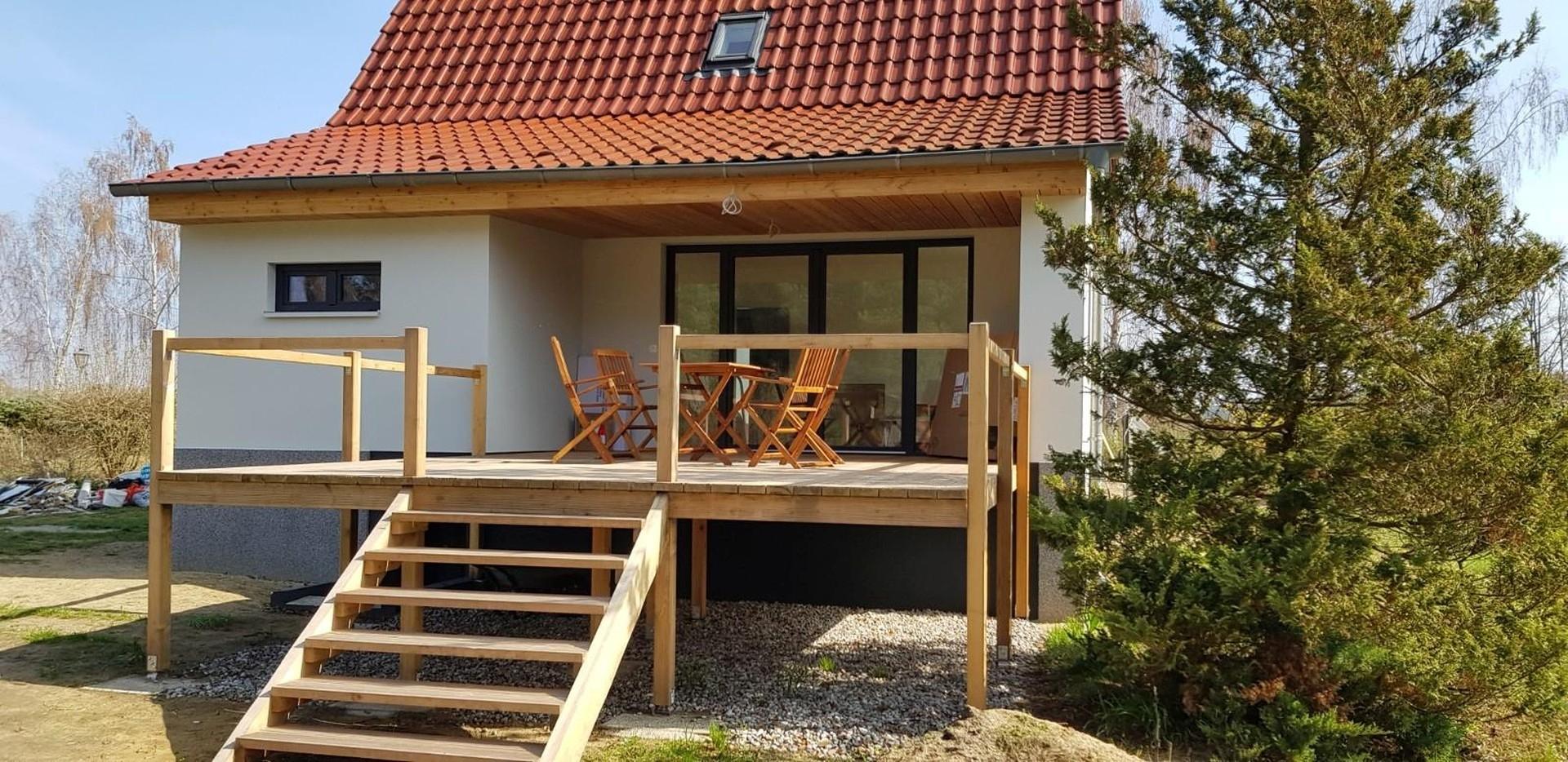 Blick aus dem Garten