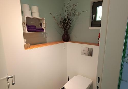 WC im Eingangsbereich