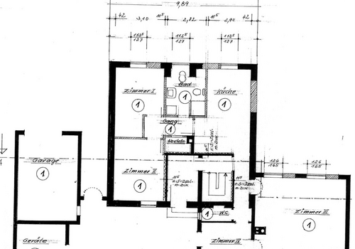 Grundriss EG & Terrasse/Garage