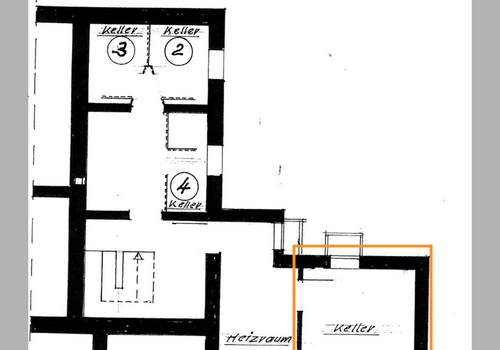 Grundriss Keller