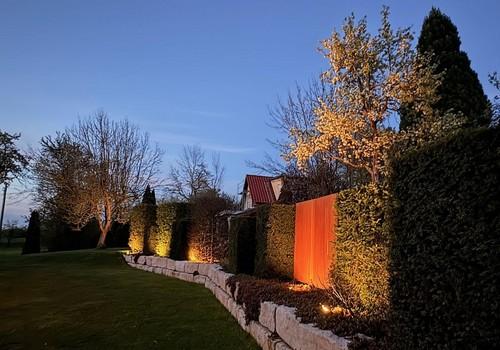 Garten am Abend