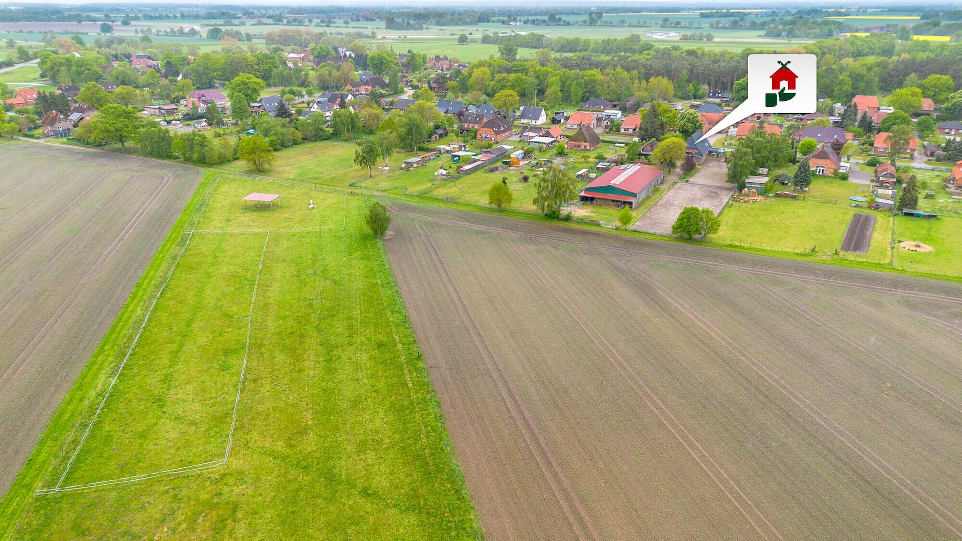 Zahlreiche Reitstrecken und Feldwege