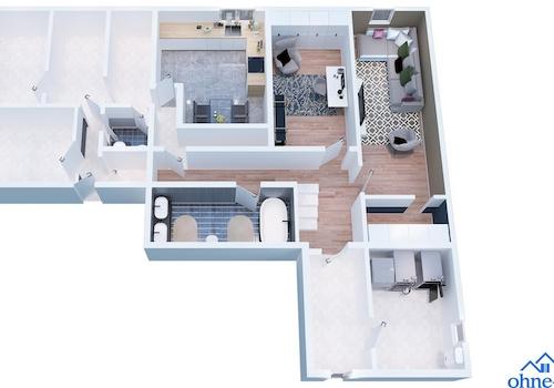 vermietete Wohnung