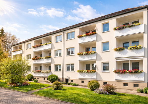 Haus von hinten