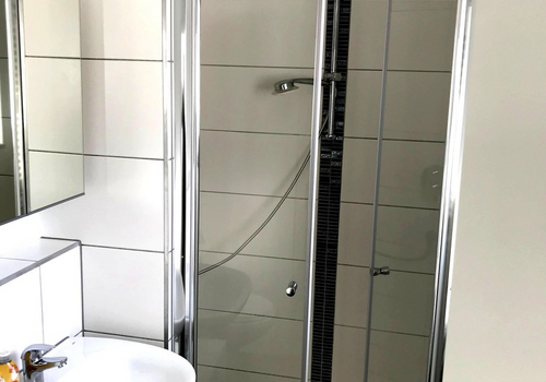 Tageslichtbad mit großer Dusch