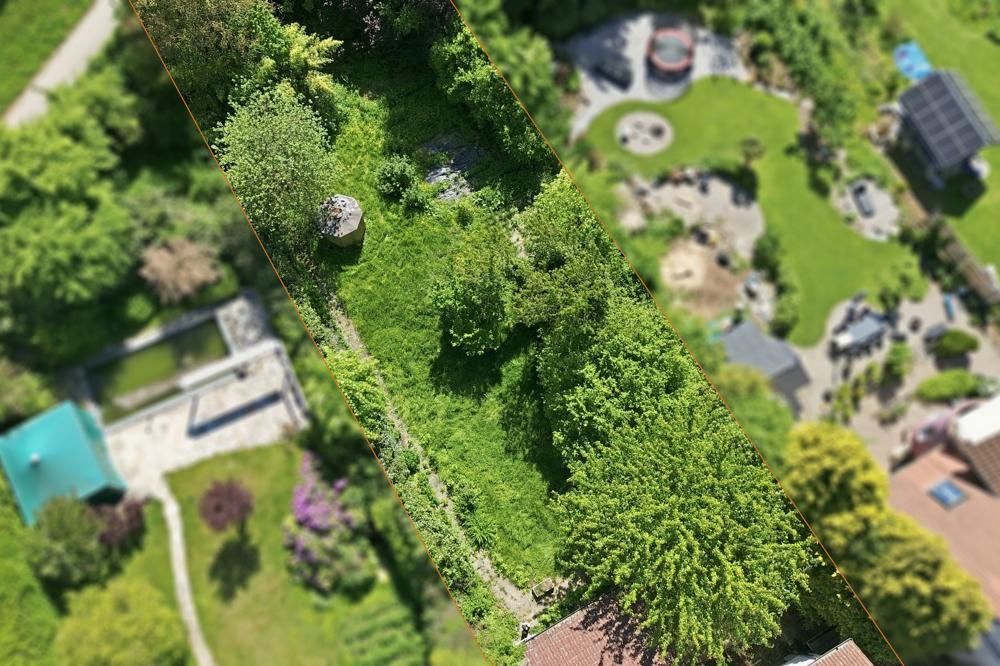 Garten von oben