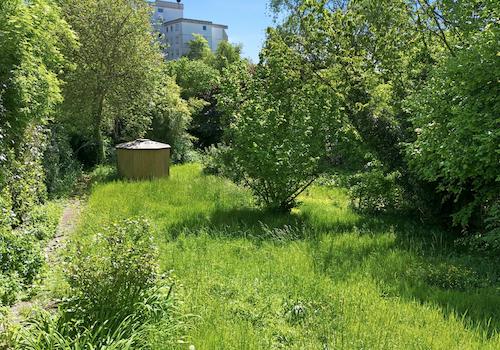 Weitläufig mit Weg bis ans Ende
