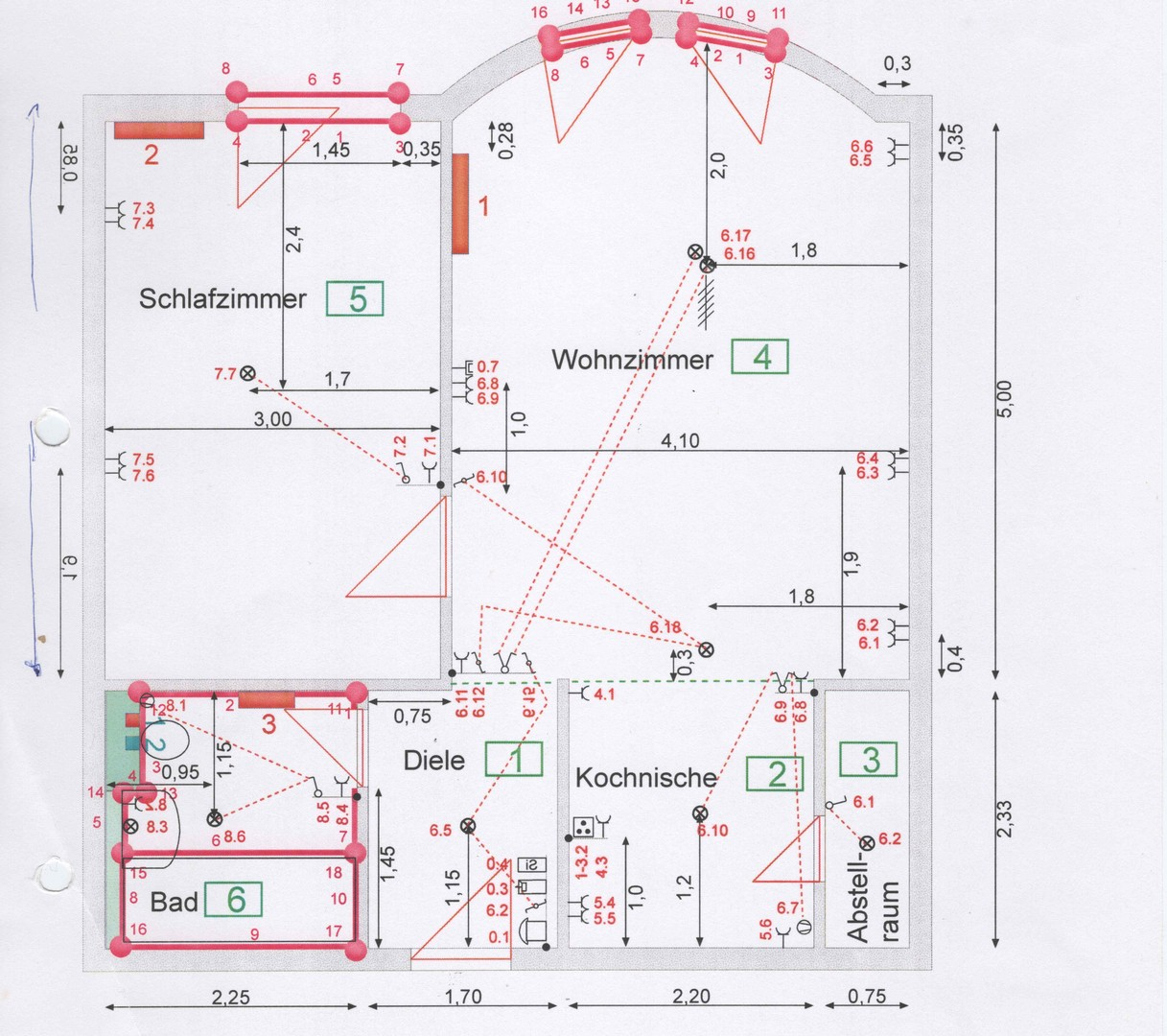 Grundriss - Wohnung