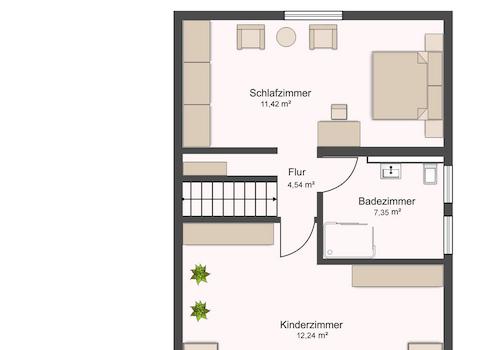Grundriss Obergschoss 