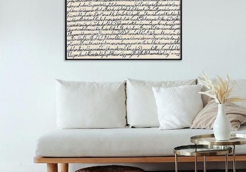 Wohnzimmer, möblierungsvorschlag Sofa mit Bild