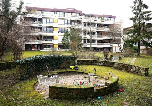 Blick aufs Haus vom Garten aus