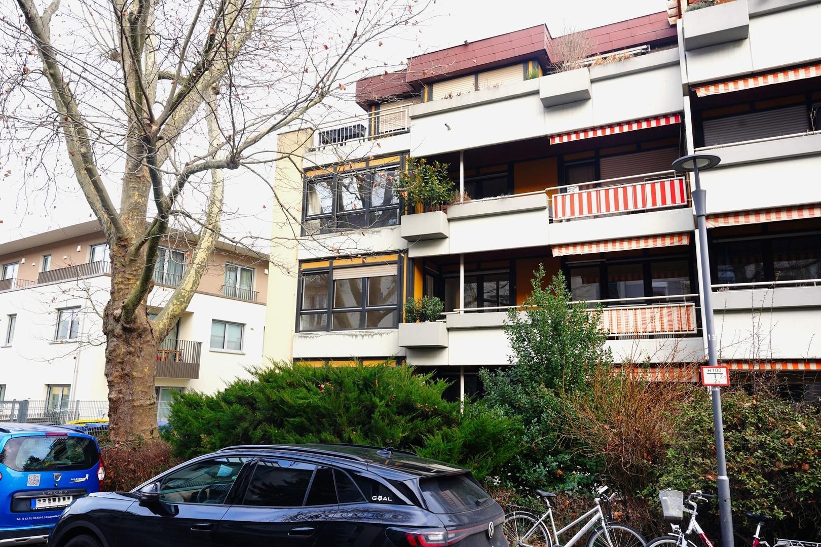 Sicht aufs Haus
