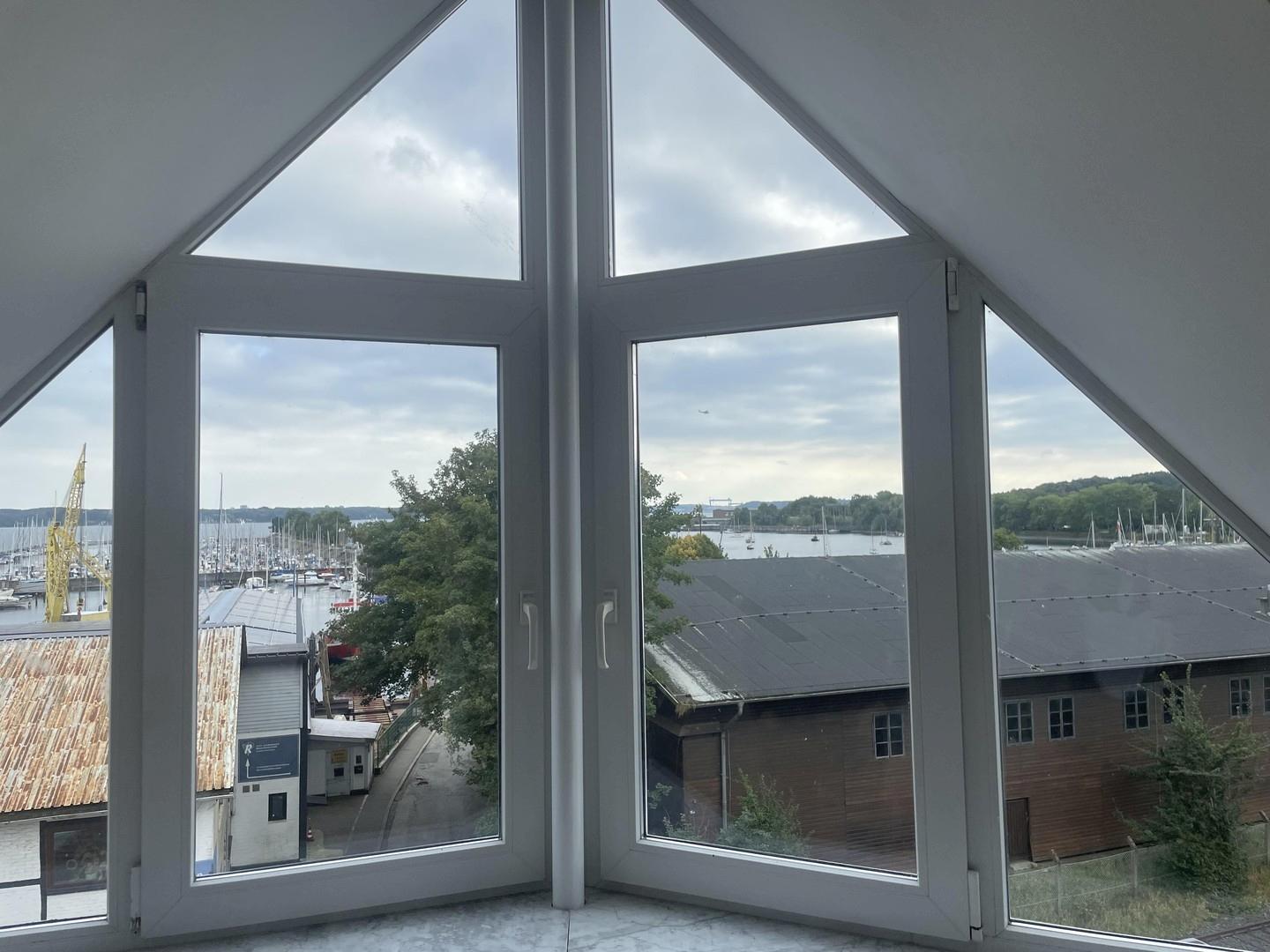 Blick aus dem Schlafzimmer