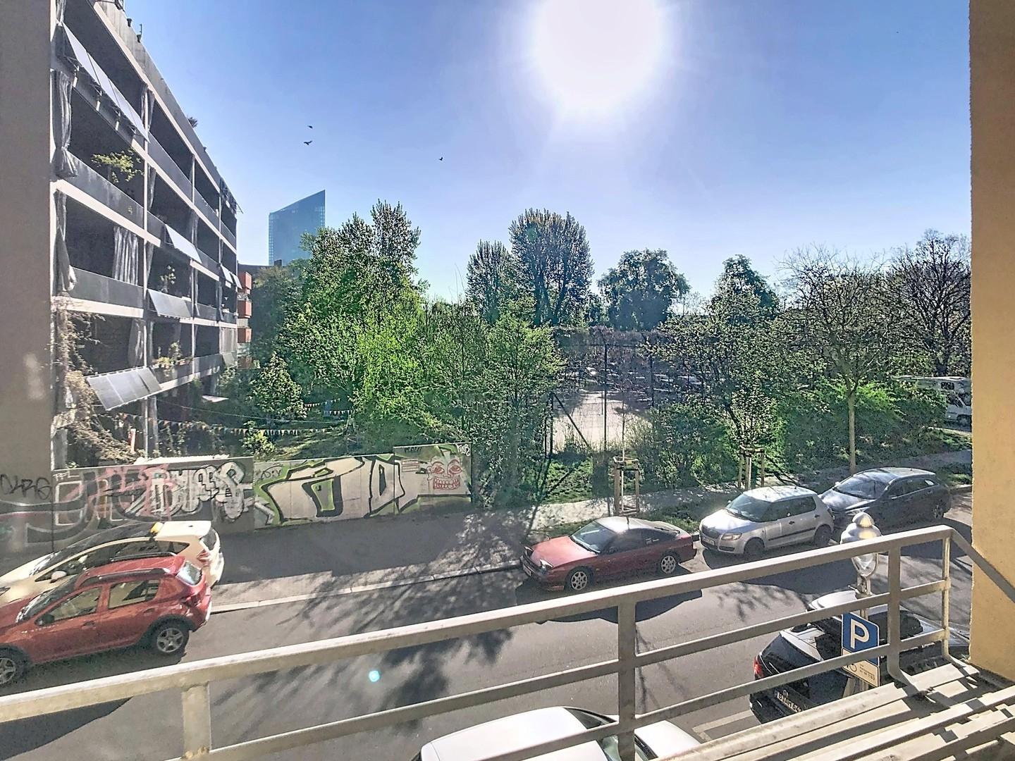 Blick vom Balkon