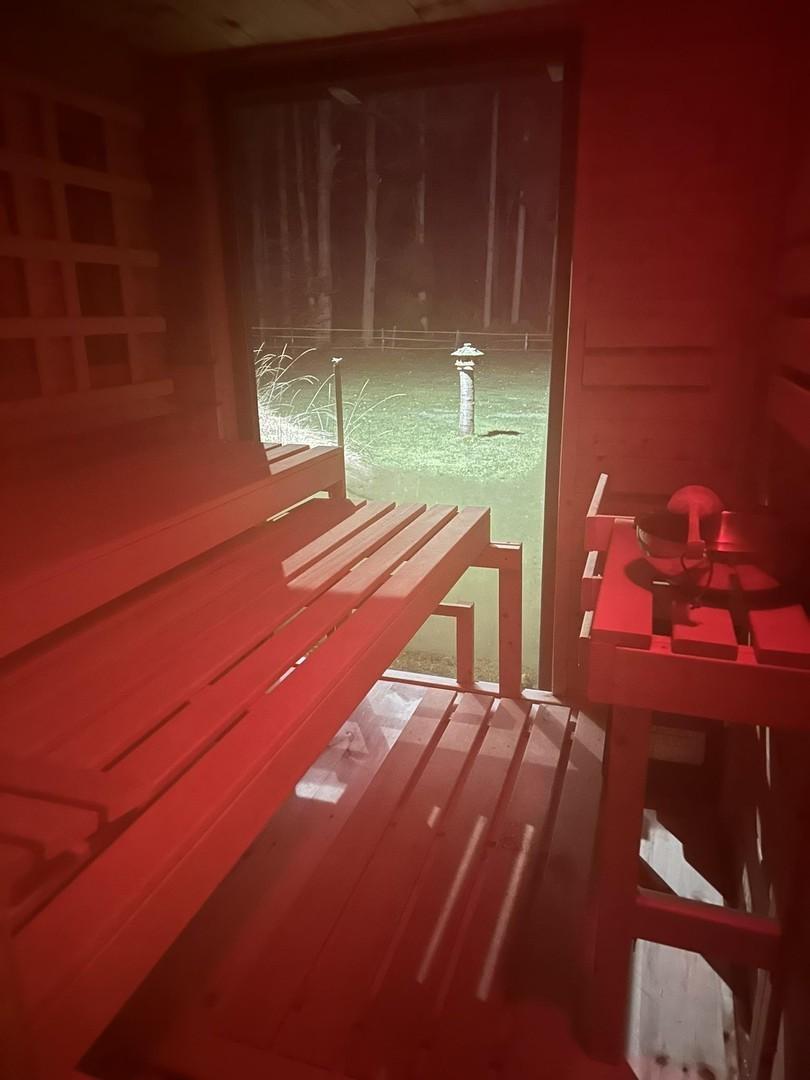 Sauna im Außenwellnessbereich