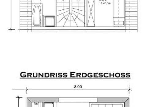 Grundriss Erd- und Obergeschoß