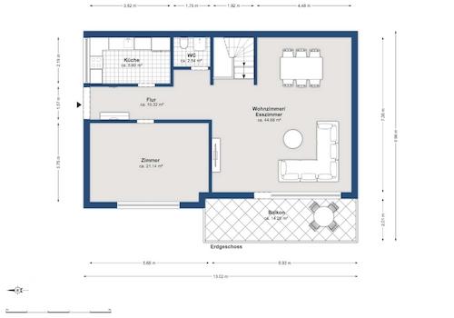 Grundriss oben