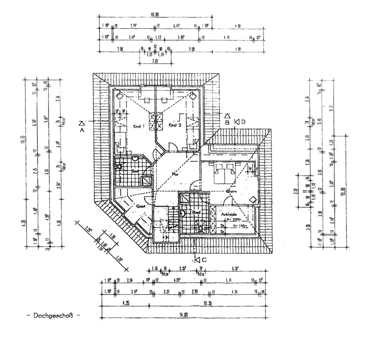 Grundriss Dachgeschoss