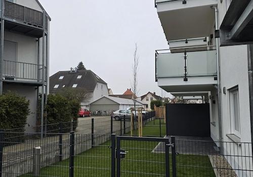 Balkon von außen