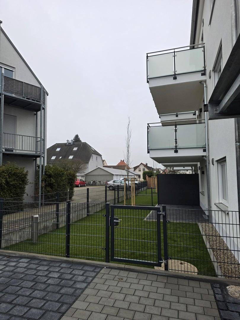 Balkon von außen