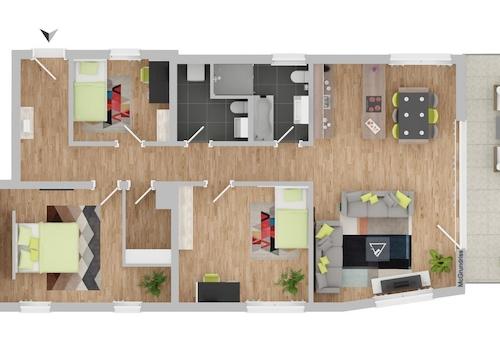 Grundriss Wohnung
