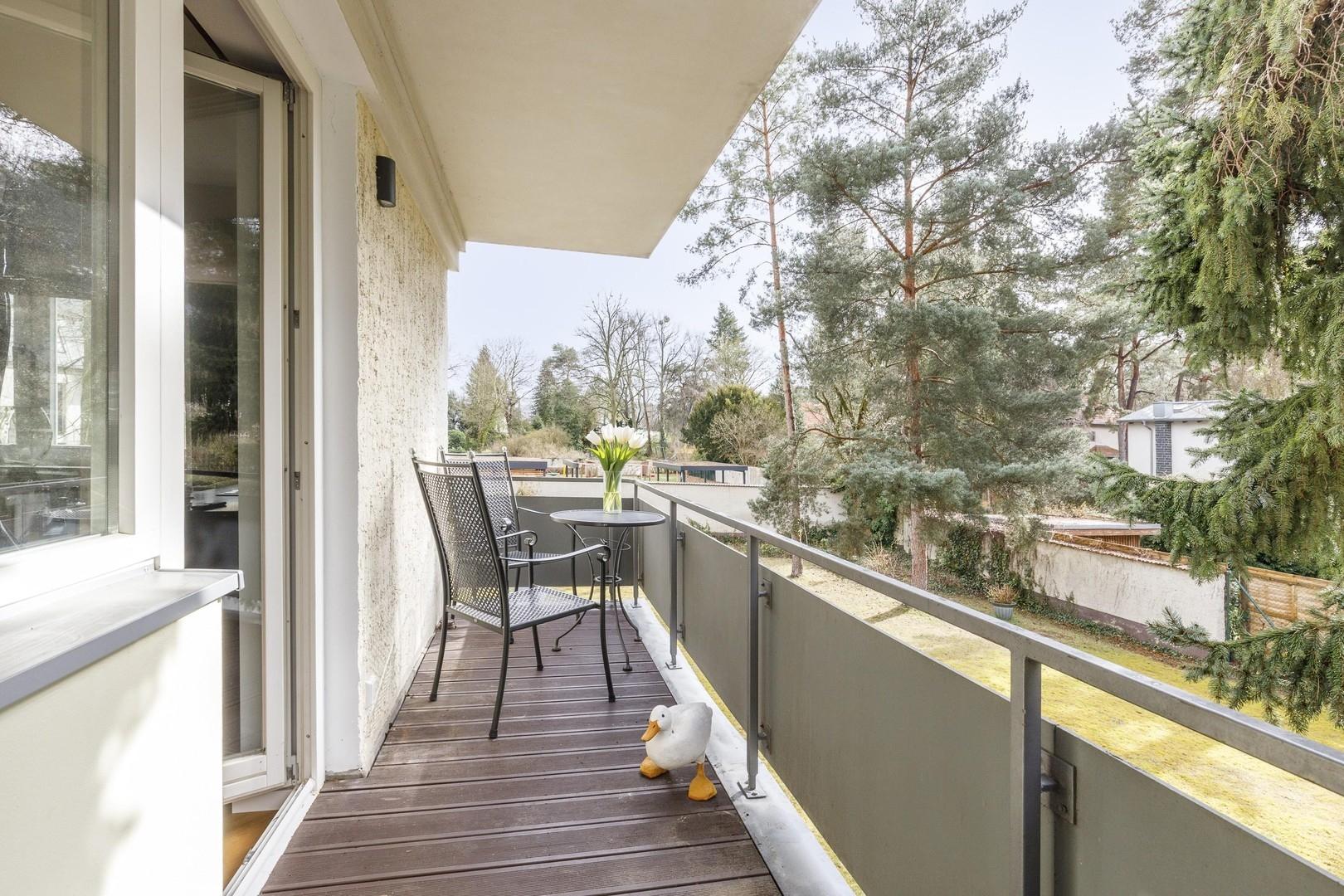 Großzügiger Balkon