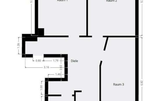 Grundriss 1.OG WE3