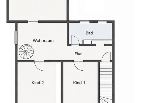 Grundriss Obergeschoss