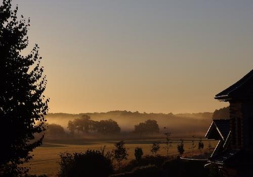 Sonnenaufgang Blick aus Bad OG