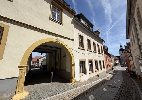 Ansicht Straße zum Haus