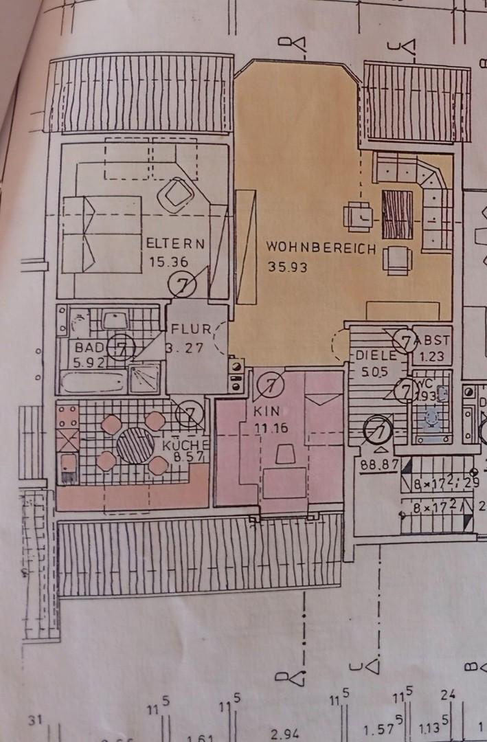 Grundriss Wohnung