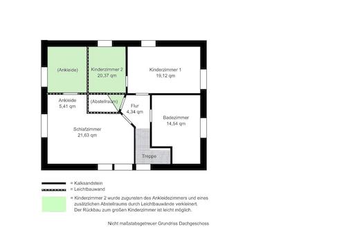 Grundriss Dachgeschoss