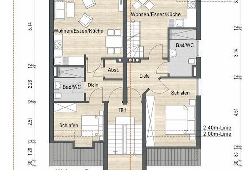 Grundriss Wohnung 5