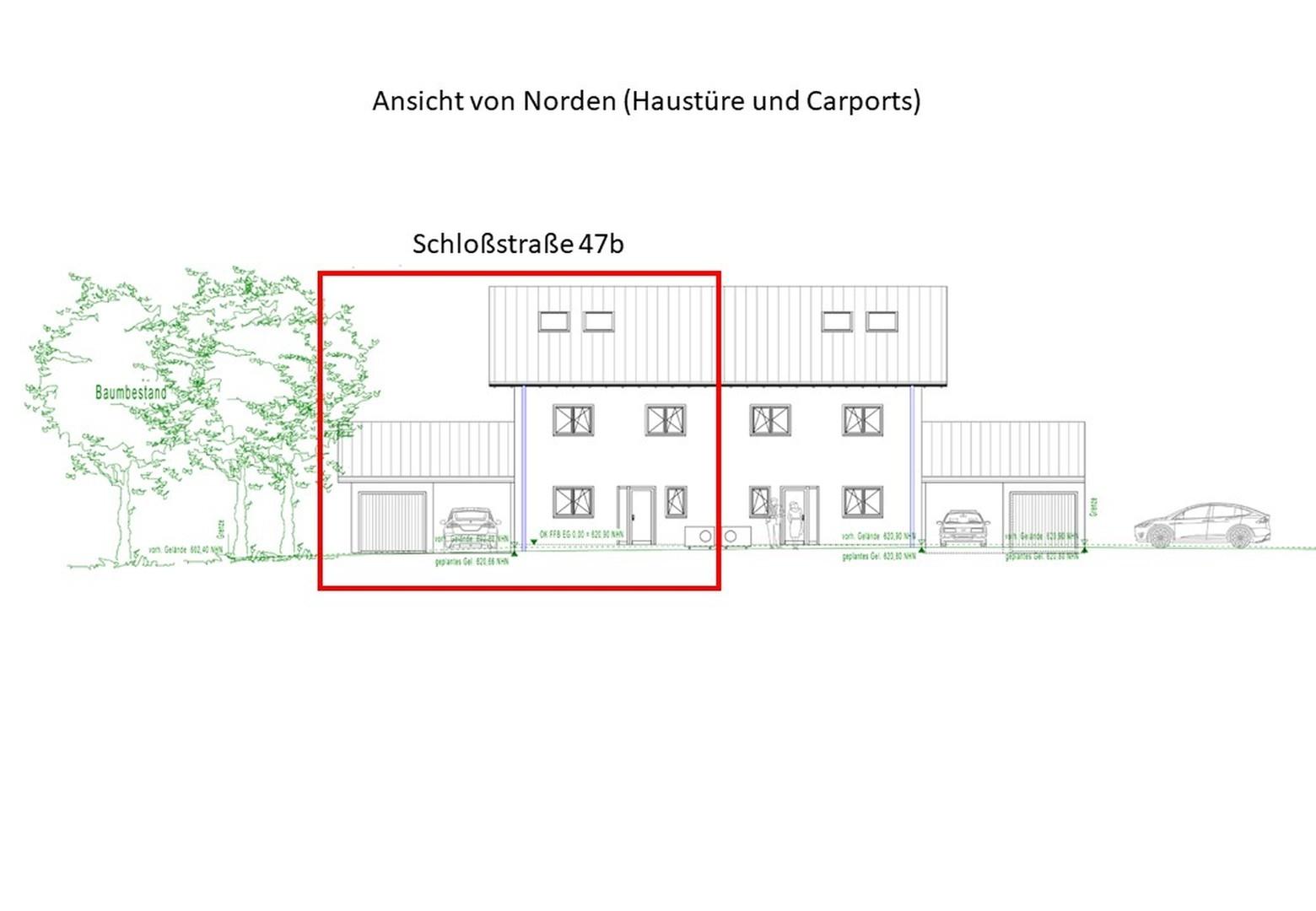 Außenansicht von Norden