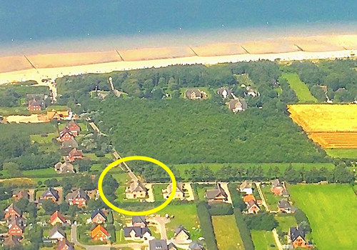 Nur 200 m bis zum Sandstrand