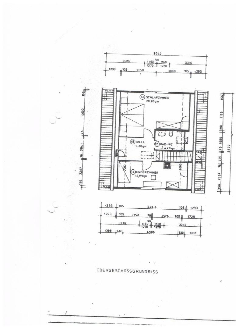 Grundriss Obergeschoss