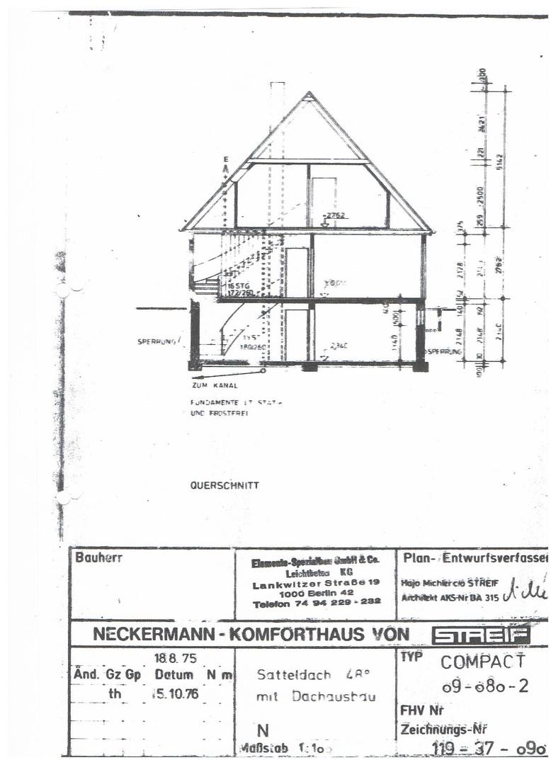 Querschnitt Haus