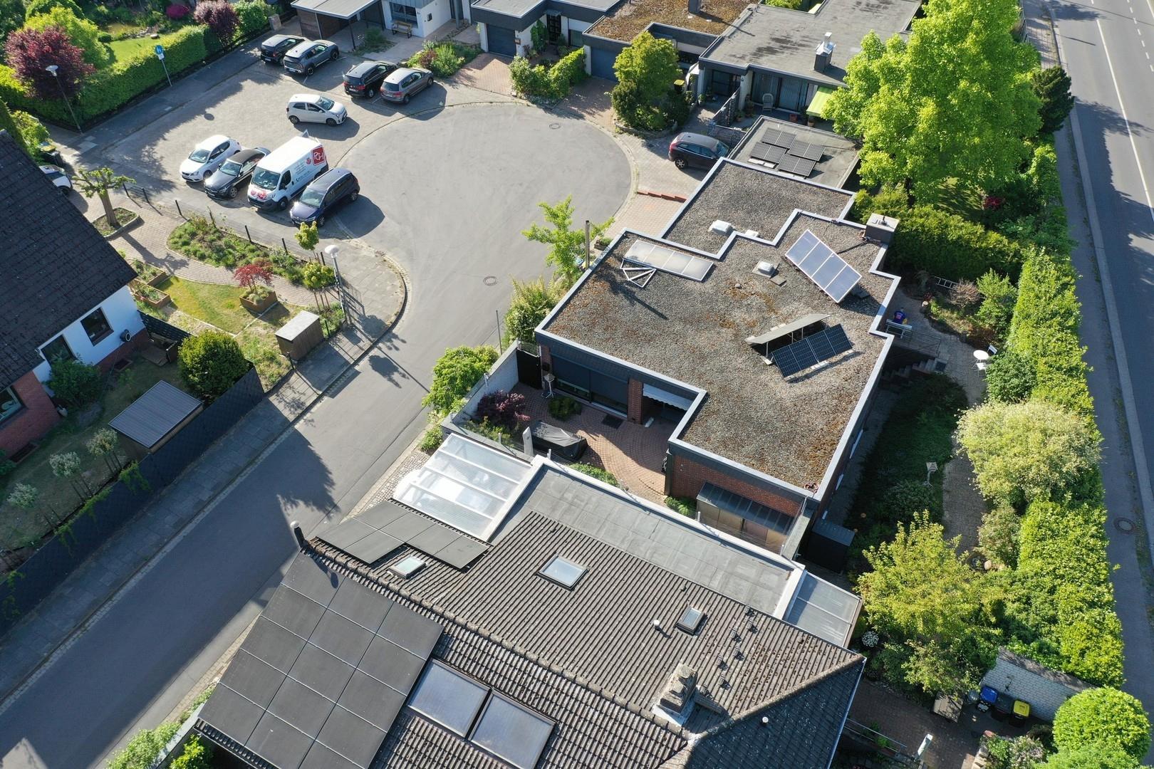 Bungalow von oben