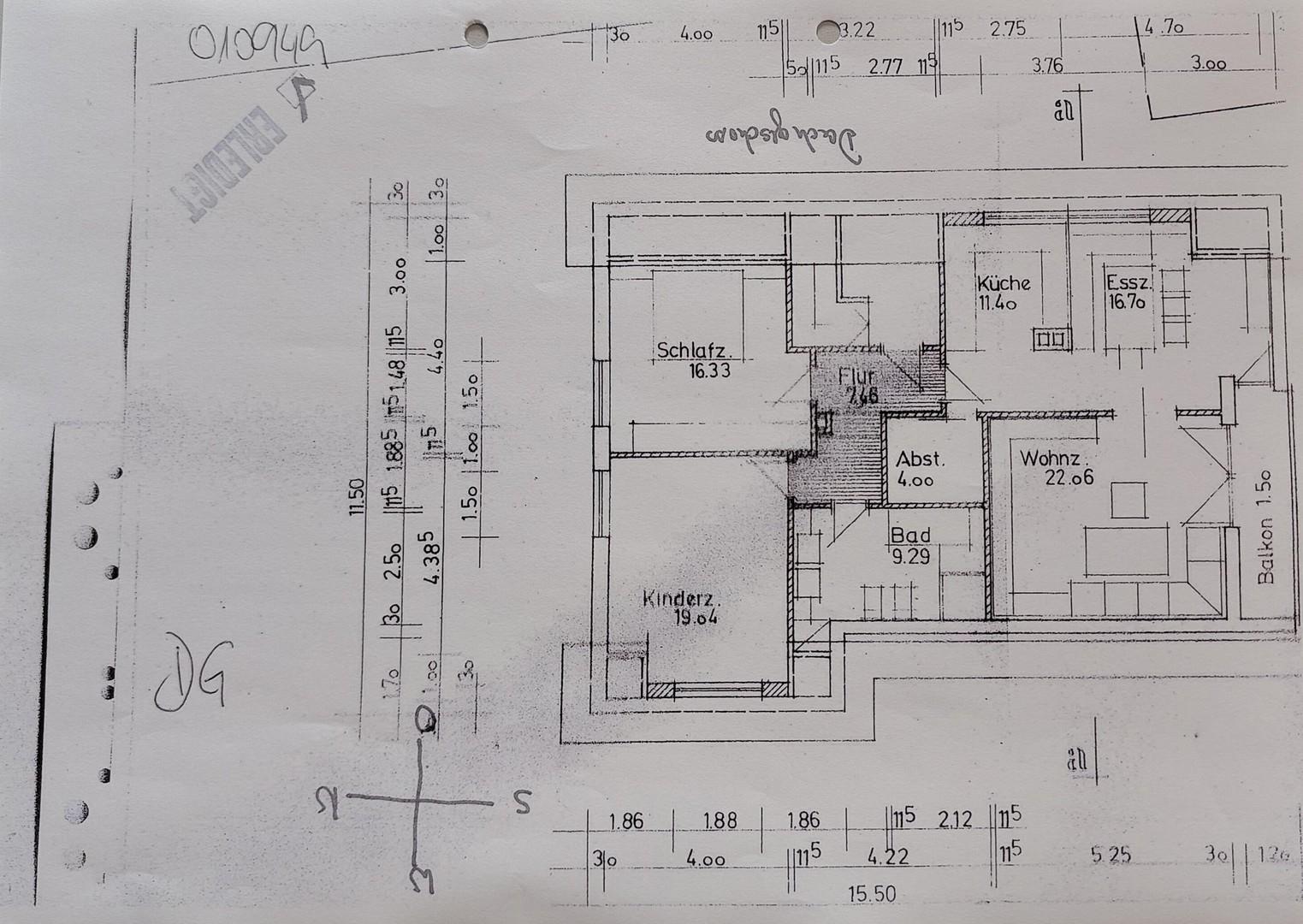 Grundriss Dachgeschoss